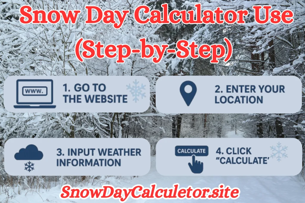 Use a Snow Day Calculator (Step-by-Step)